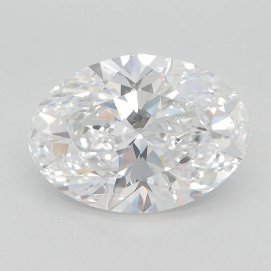 2.57ct Oval Lab Grown Diamond (Colour D, Clarity VVS1, GIA Certified)