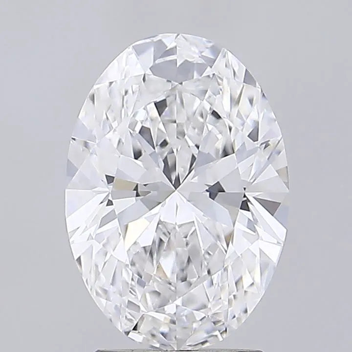 2.57ct Oval Lab Grown Diamond (Colour D, Clarity VVS1, IGI Certified)