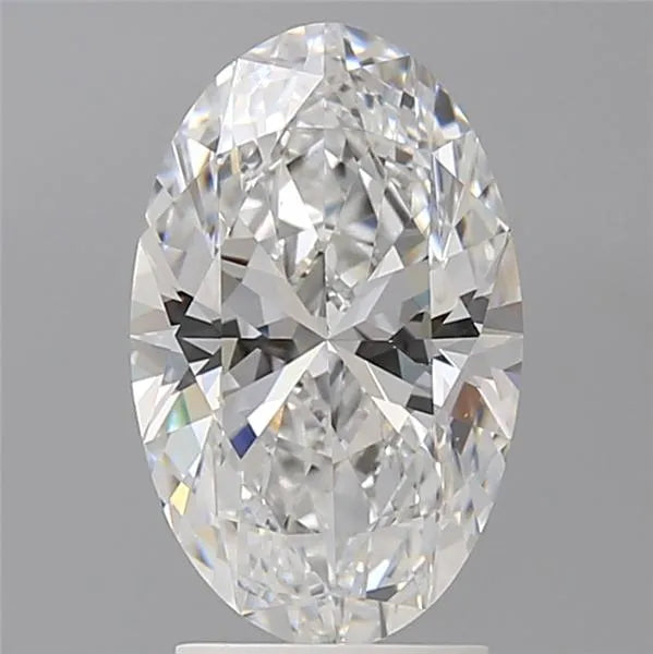 2.57ct Oval Lab Grown Diamond (Colour D, Clarity VVS2, IGI Certified)