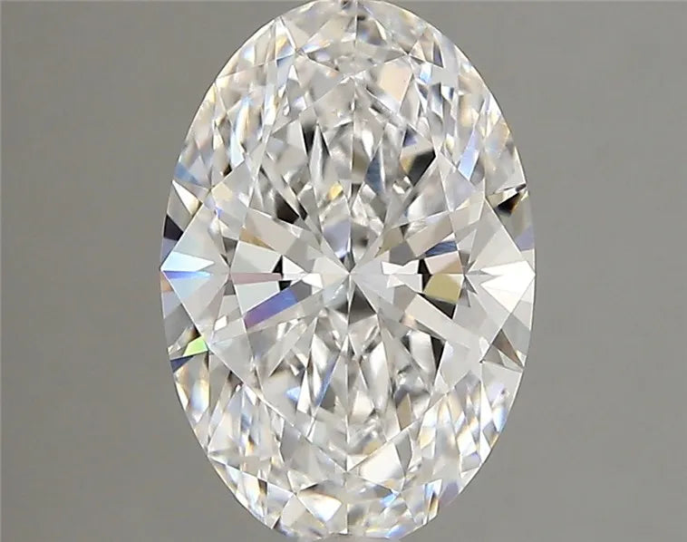 2.57ct Oval Lab Grown Diamond (Colour D, Clarity VVS2, IGI Certified)