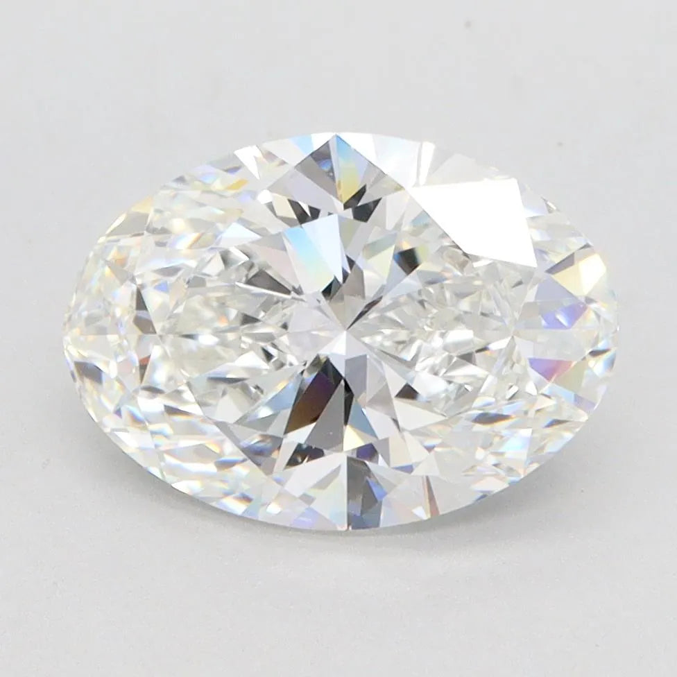 2.57ct Oval Lab Grown Diamond (Colour E, Clarity IF, IGI Certified)