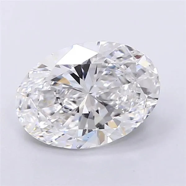 2.57ct Oval Lab Grown Diamond (Colour E, Clarity VS2, IGI Certified)