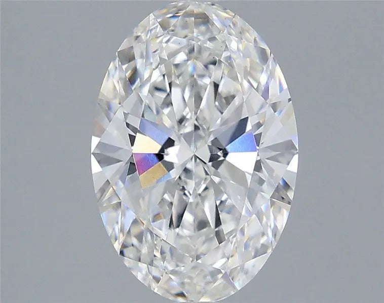 2.57ct Oval Lab Grown Diamond (Colour E, Clarity VS2, IGI Certified)