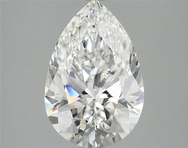 2.57ct Pear Lab Grown Diamond (Colour E, Clarity VVS2, IGI Certified)