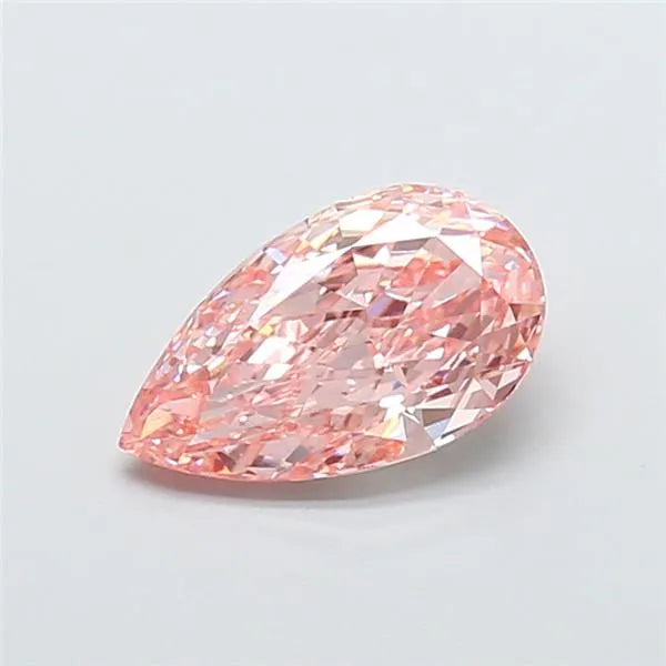 2.57ct Pear Lab Grown Diamond (Colour Fancy Vivid Pink, Clarity VVS2, IGI Certified)