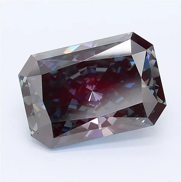 2.57ct Radiant Lab Grown Diamond (Colour Fancy Deep Gray Blue, Clarity VS2, IGI Certified)