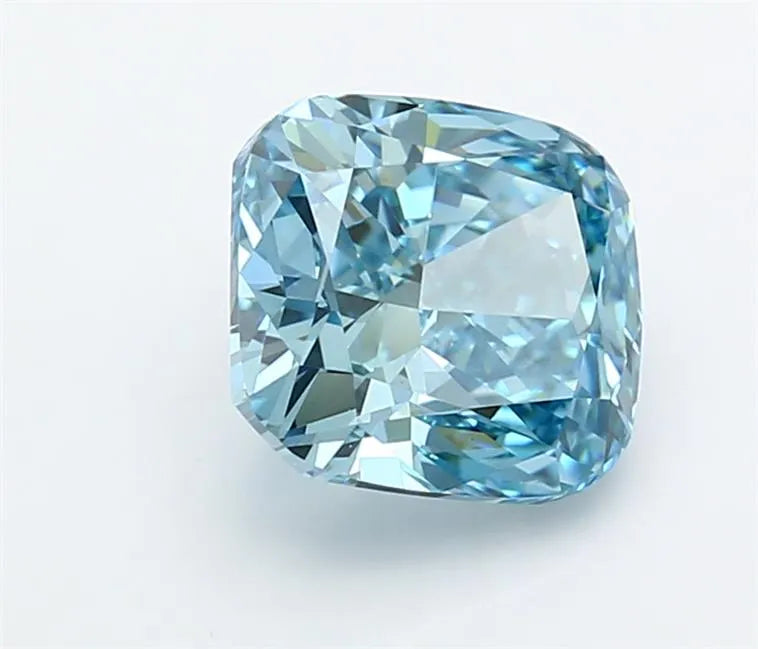 2.58ct Cushion modified Lab Grown Diamond (Colour Fancy Vivid Blue, Clarity VS1, IGI Certified)