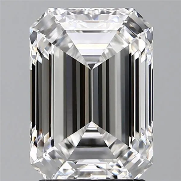 2.58ct Emerald Lab Grown Diamond (Colour D, Clarity VVS1, IGI Certified)