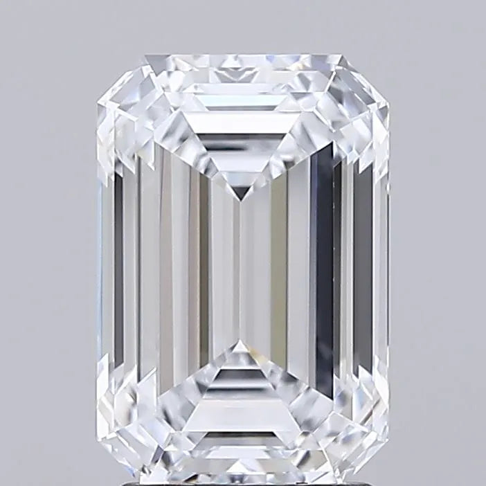 2.58ct Emerald Lab Grown Diamond (Colour E, Clarity IF, IGI Certified)