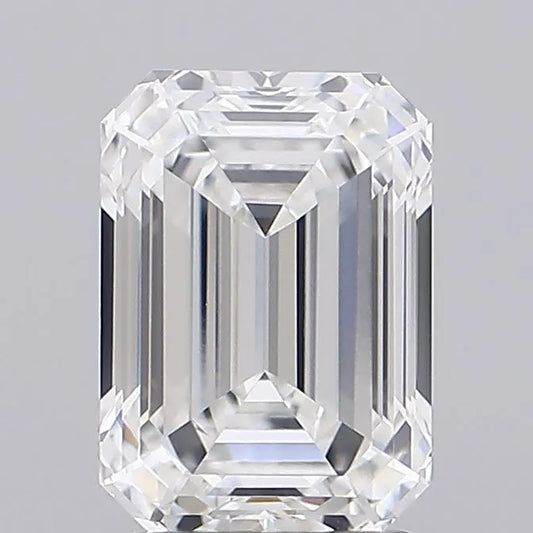 2.58ct Emerald Lab Grown Diamond (Colour E, Clarity VVS1, IGI Certified)