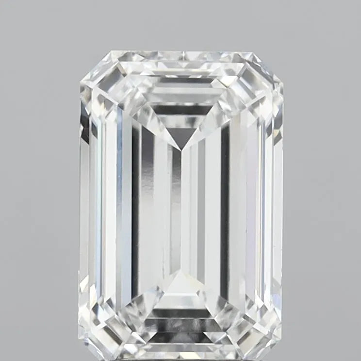 2.58ct Emerald Lab Grown Diamond (Colour E, Clarity VVS1, IGI Certified)