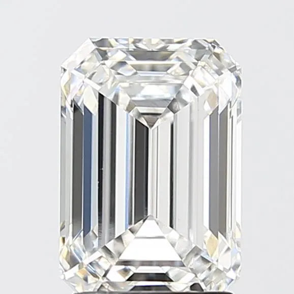 2.58ct Emerald Lab Grown Diamond (Colour F, Clarity VVS2, IGI Certified)