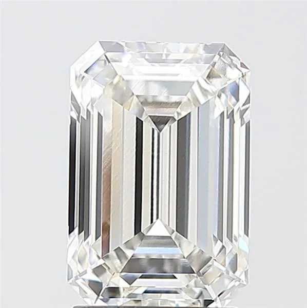 2.58ct Emerald Lab Grown Diamond (Colour F, Clarity VVS2, IGI Certified)