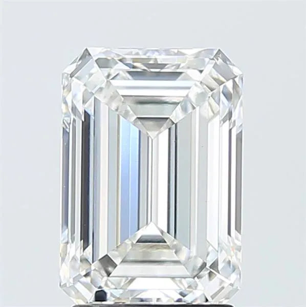 2.58ct Emerald Lab Grown Diamond (Colour F, Clarity VVS2, IGI Certified)