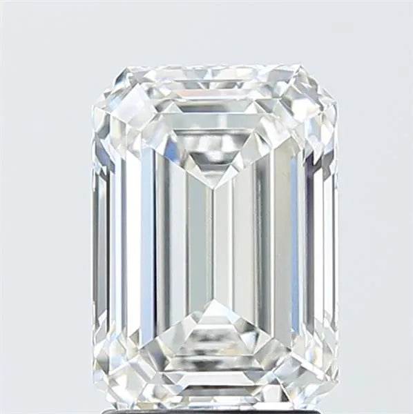 2.58ct Emerald Lab Grown Diamond (Colour F, Clarity VVS2, IGI Certified)