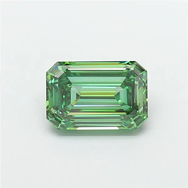 2.58ct Emerald Lab Grown Diamond (Colour Fancy Vivid Green, Clarity VVS2, IGI Certified)