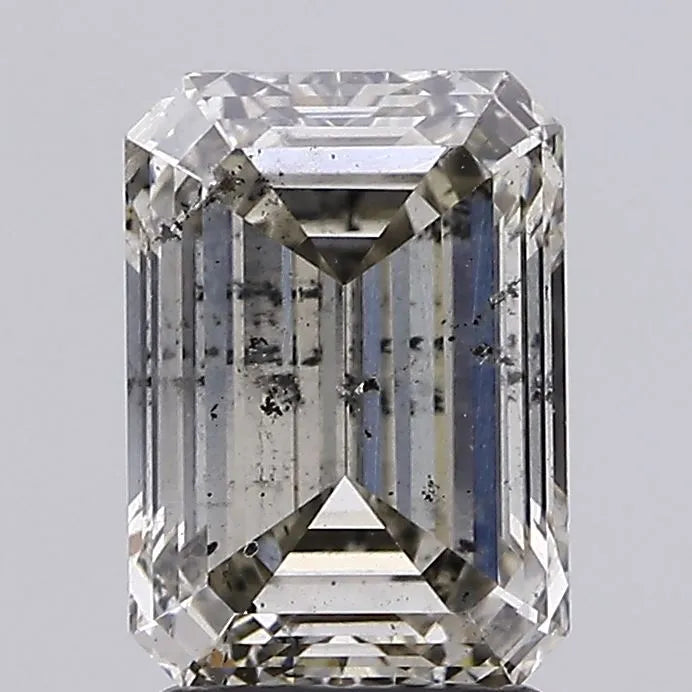 2.58ct Emerald Lab Grown Diamond (Colour OP, Clarity I1, Uncertified)