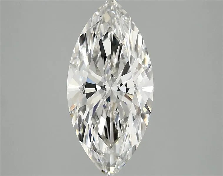 2.58ct Marquise Lab Grown Diamond (Colour G, Clarity VVS2, IGI Certified)