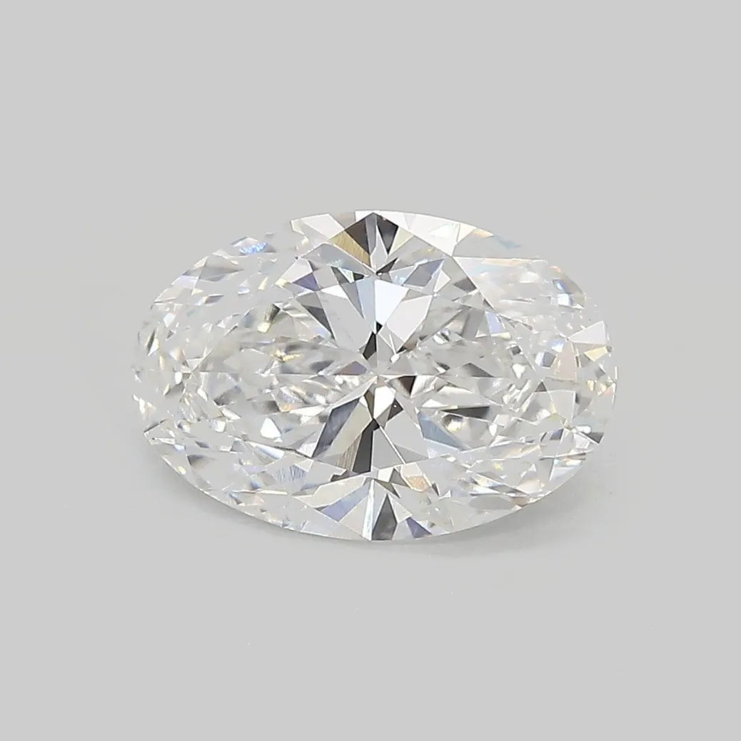 2.58ct Oval Lab Grown Diamond (Colour D, Clarity VVS2, IGI Certified)
