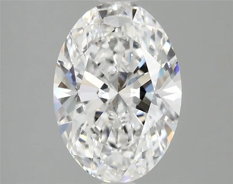 2.58ct Oval Lab Grown Diamond (Colour E, Clarity VVS2, IGI Certified)