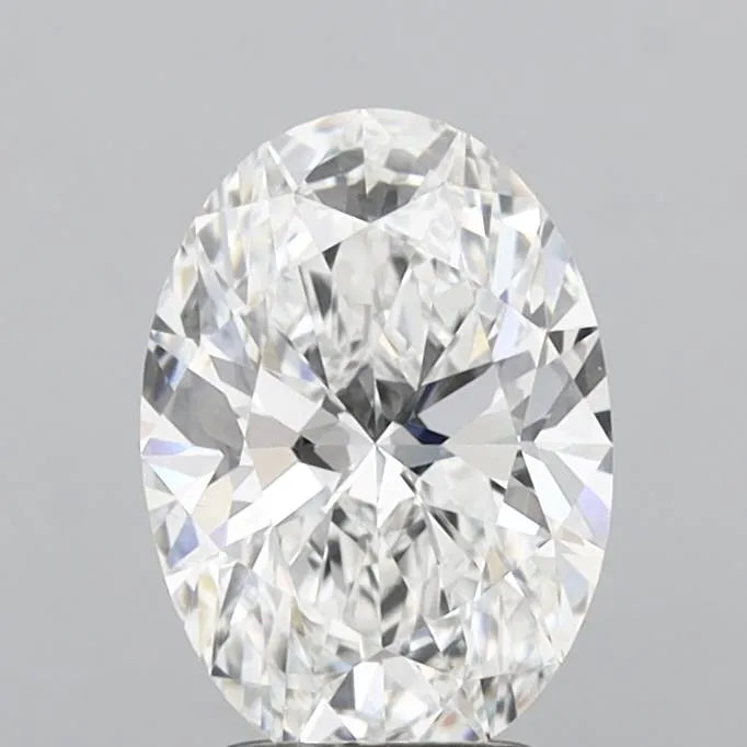 2.58ct Oval Lab Grown Diamond (Colour F, Clarity VVS2, IGI Certified)
