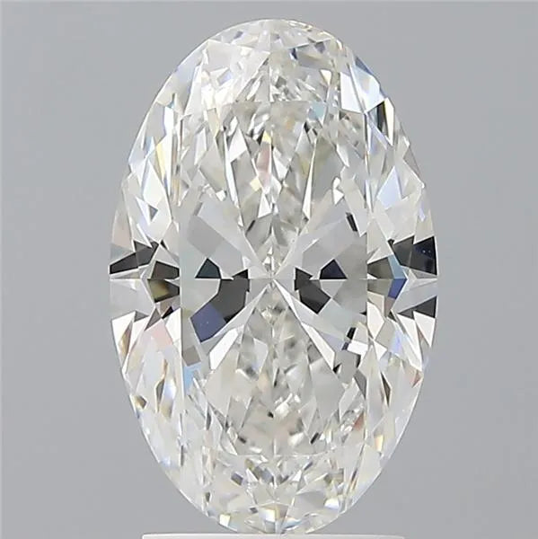 2.58ct Oval Lab Grown Diamond (Colour F, Clarity VVS2, IGI Certified)