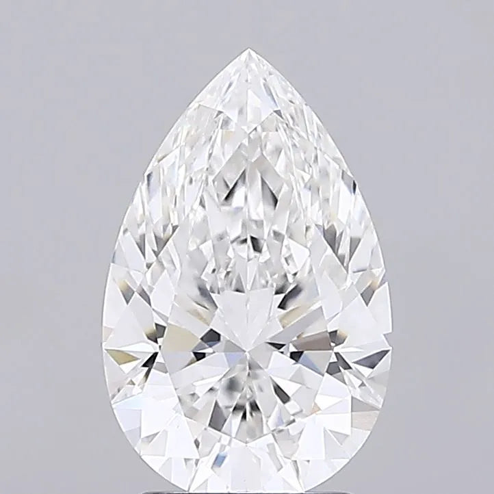 2.58ct Pear Lab Grown Diamond (Colour F, Clarity VVS2, GIA Certified)
