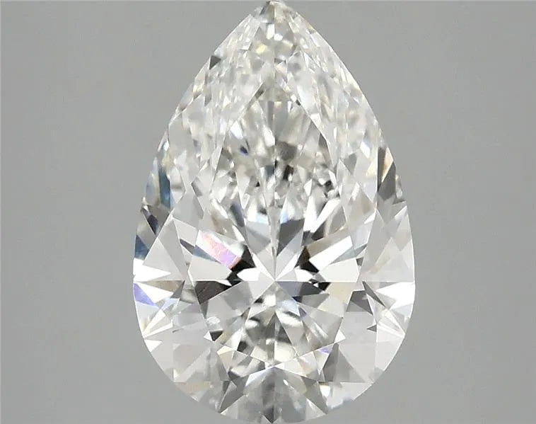 2.58ct Pear Lab Grown Diamond (Colour G, Clarity VVS2, IGI Certified)