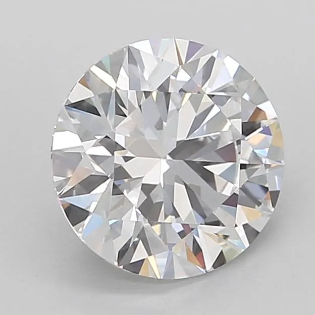 2.58ct Round Lab Grown Diamond (Colour D, Clarity IF, Cut ID, IGI Certified)