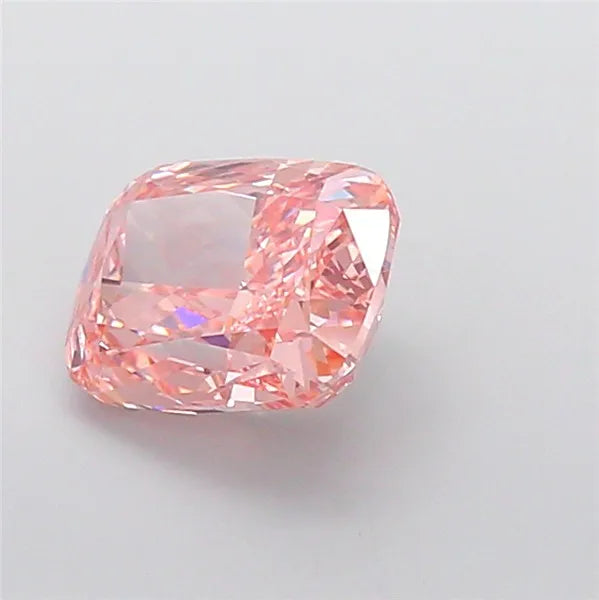 2.59ct Cushion modified Lab Grown Diamond (Colour Fancy Vivid Pink, Clarity VS1, IGI Certified)