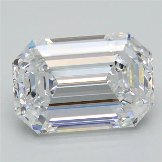 2.59ct Emerald Lab Grown Diamond (Colour D, Clarity IF, GIA Certified)