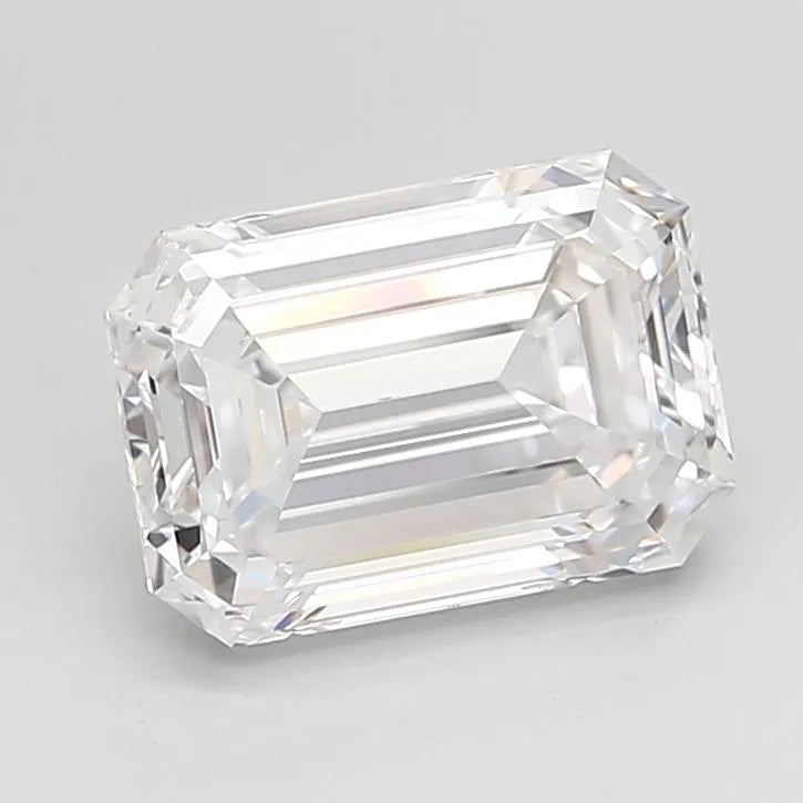2.59ct Emerald Lab Grown Diamond (Colour D, Clarity VVS2, Cut EX, IGI Certified)