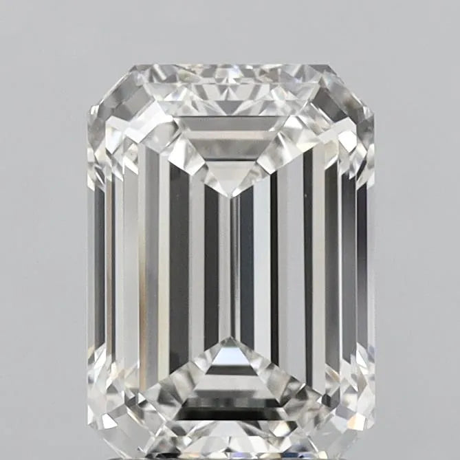 2.59ct Emerald Lab Grown Diamond (Colour G, Clarity VVS2, IGI Certified)