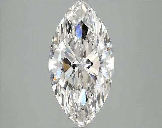 2.59ct Marquise Lab Grown Diamond (Colour G, Clarity VVS2, IGI Certified)