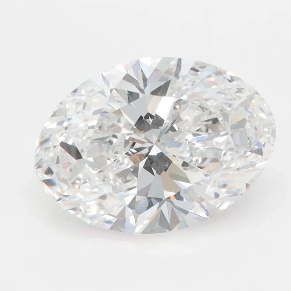 2.59ct Oval Lab Grown Diamond (Colour D, Clarity IF, IGI Certified)