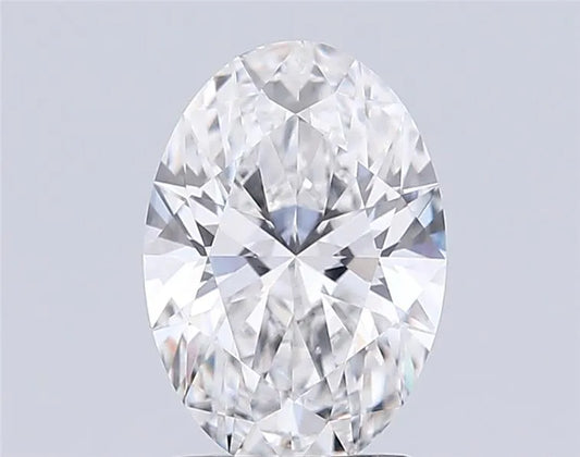 2.59ct Oval Lab Grown Diamond (Colour D, Clarity VVS2, IGI Certified)