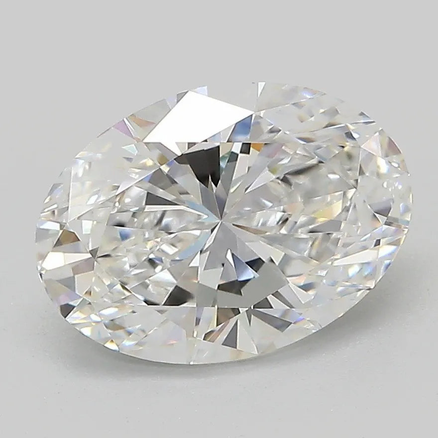 2.59ct Oval Lab Grown Diamond (Colour D, Clarity VVS2, IGI Certified)