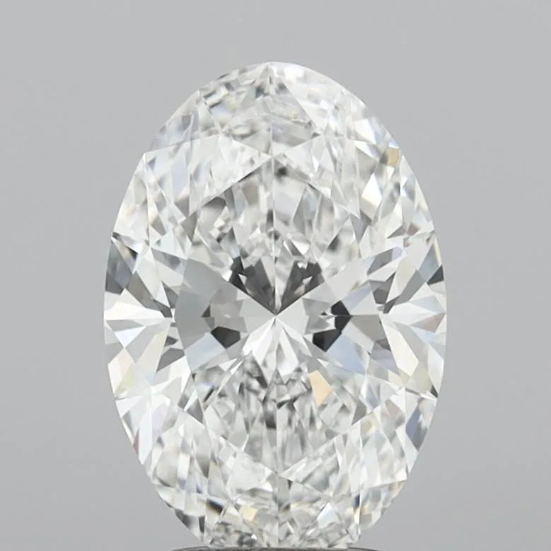 2.59ct Oval Lab Grown Diamond (Colour D, Clarity VVS2, IGI Certified)