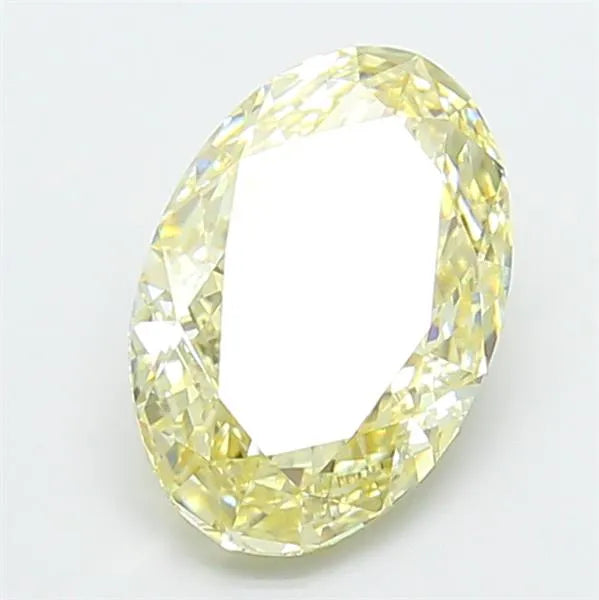 2.59ct Oval Lab Grown Diamond (Colour Fancy Yellow, Clarity VVS2, IGI Certified)