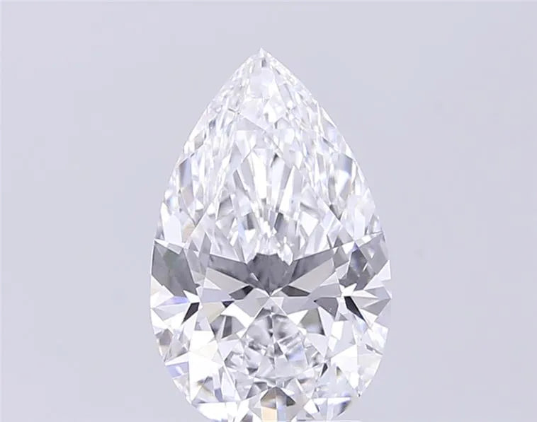 2.59ct Pear Lab Grown Diamond (Colour D, Clarity VVS2, GIA Certified)