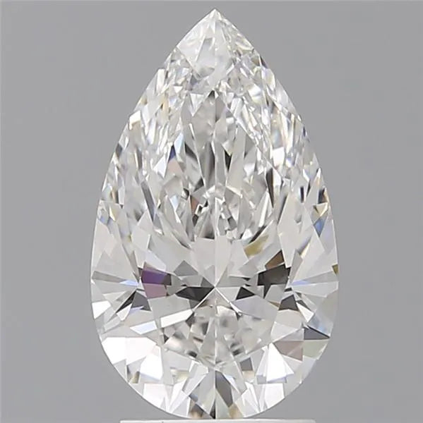 2.59ct Pear Lab Grown Diamond (Colour E, Clarity VVS2, IGI Certified)