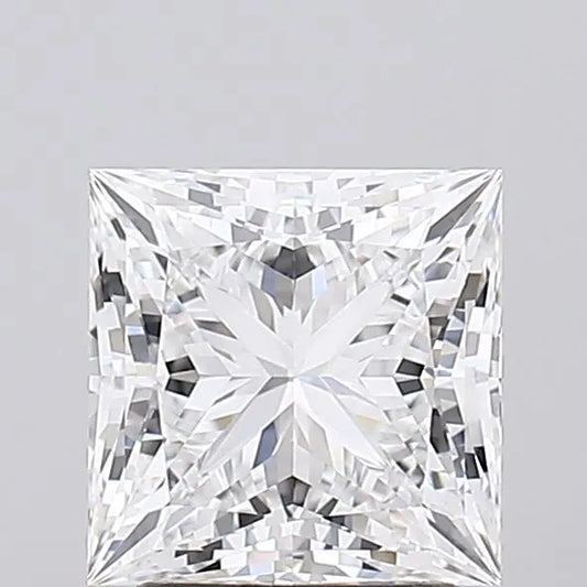 2.59ct Princess Lab Grown Diamond (Colour D, Clarity VVS1, Cut EX, IGI Certified)