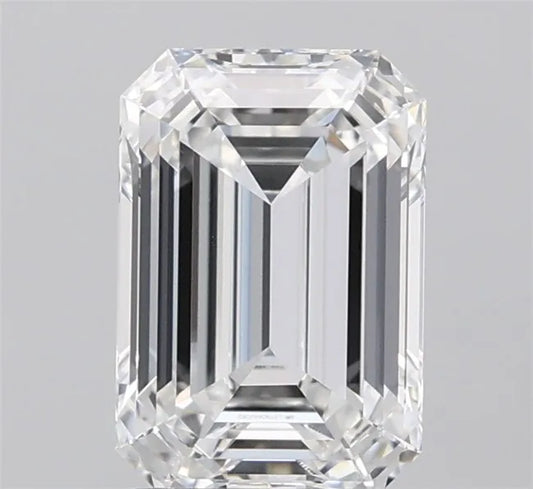 2.60ct Emerald Lab Grown Diamond (Colour E, Clarity VVS2, IGI Certified)