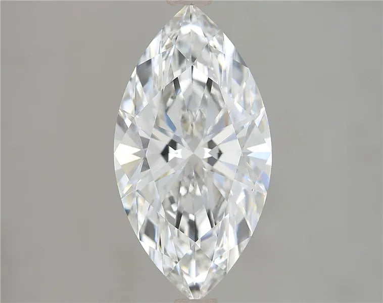 2.60ct Marquise Lab Grown Diamond (Colour E, Clarity VVS1, Cut EX, IGI Certified)
