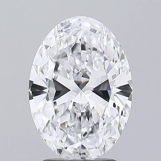 2.60ct Oval Lab Grown Diamond (Colour D, Clarity IF, IGI Certified)