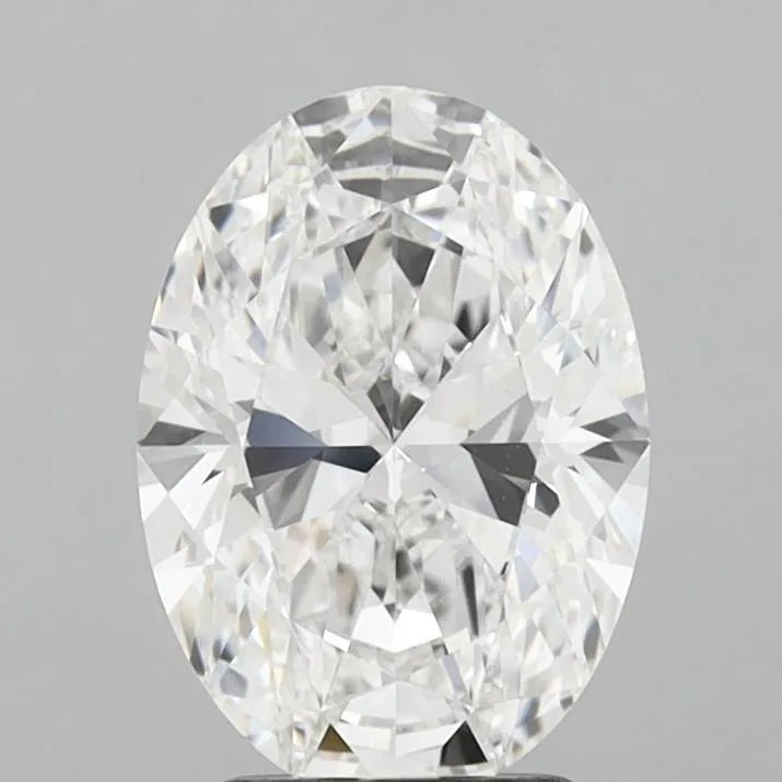 2.60ct Oval Lab Grown Diamond (Colour E, Clarity VVS2, IGI Certified)