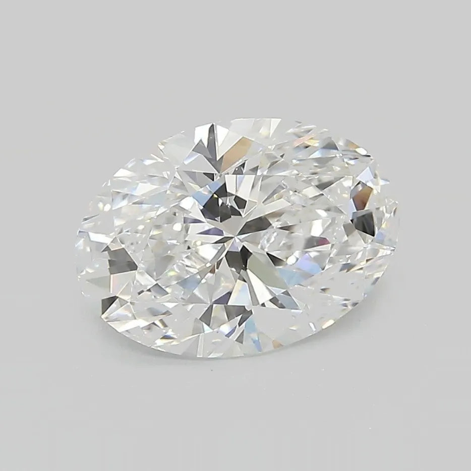 2.60ct Oval Lab Grown Diamond (Colour E, Clarity VVS2, IGI Certified)