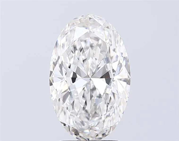 2.60ct Oval Lab Grown Diamond (Colour E, Clarity VVS2, IGI Certified)