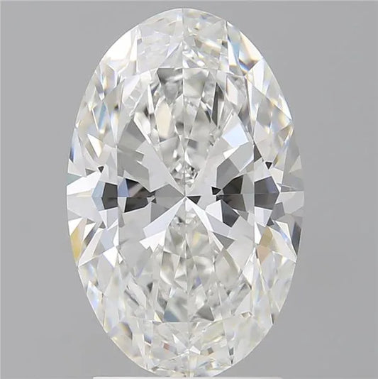 2.60ct Oval Lab Grown Diamond (Colour F, Clarity VVS2, IGI Certified)