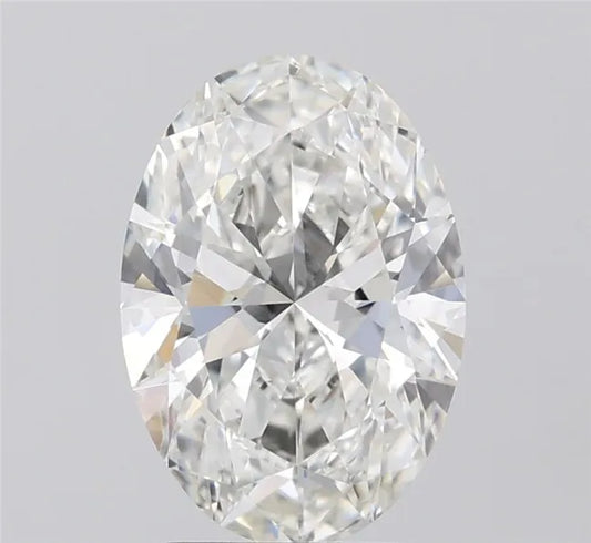 2.60ct Oval Lab Grown Diamond (Colour G, Clarity VVS2, IGI Certified)